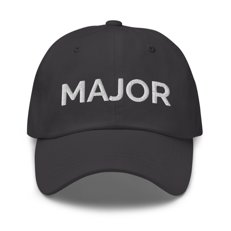 Major Hat - Dark Grey