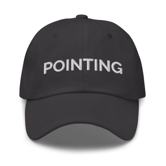 Pointing Hat - Dark Grey
