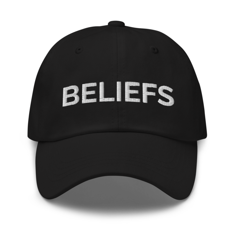 Beliefs Hat - Black