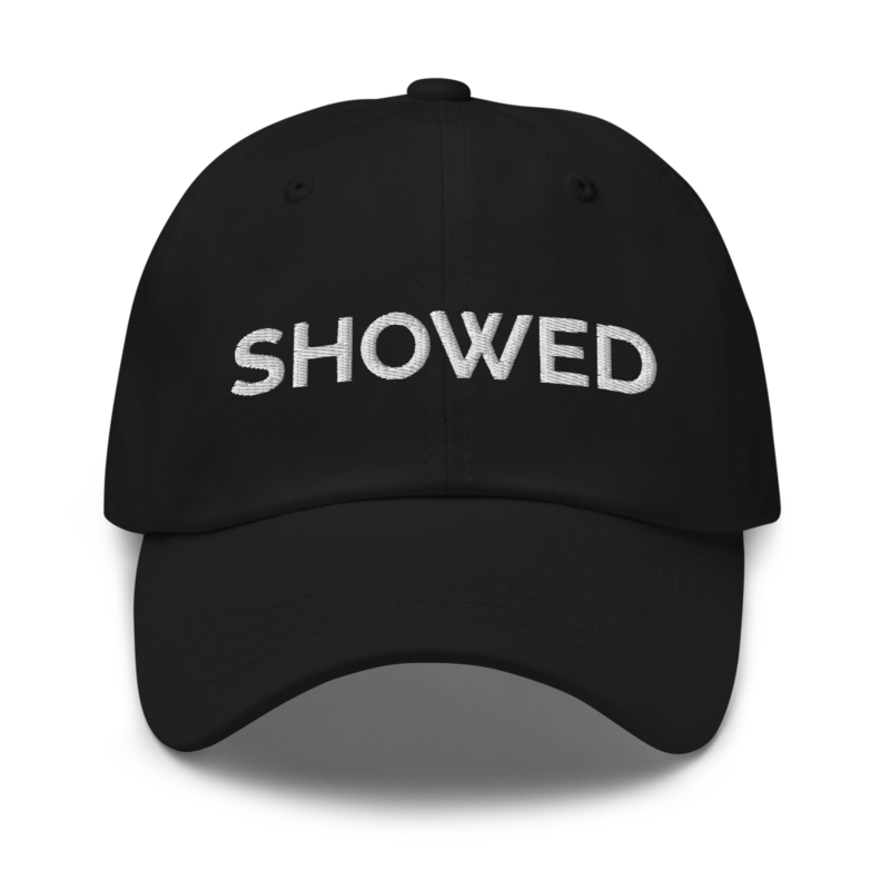 Showed Hat - Black