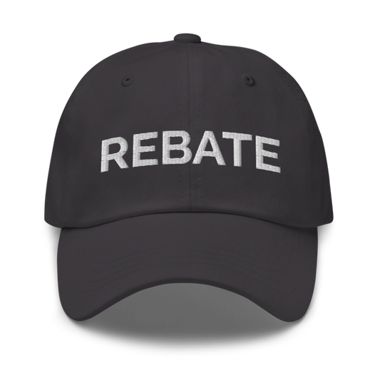 Rebate Hat - Dark Grey
