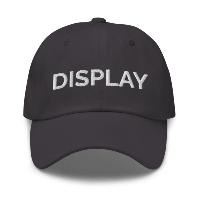 Display Hat - Dark Grey