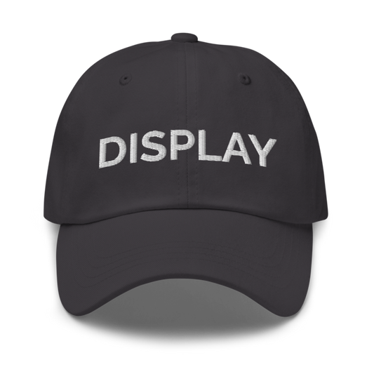 Display Hat - Dark Grey