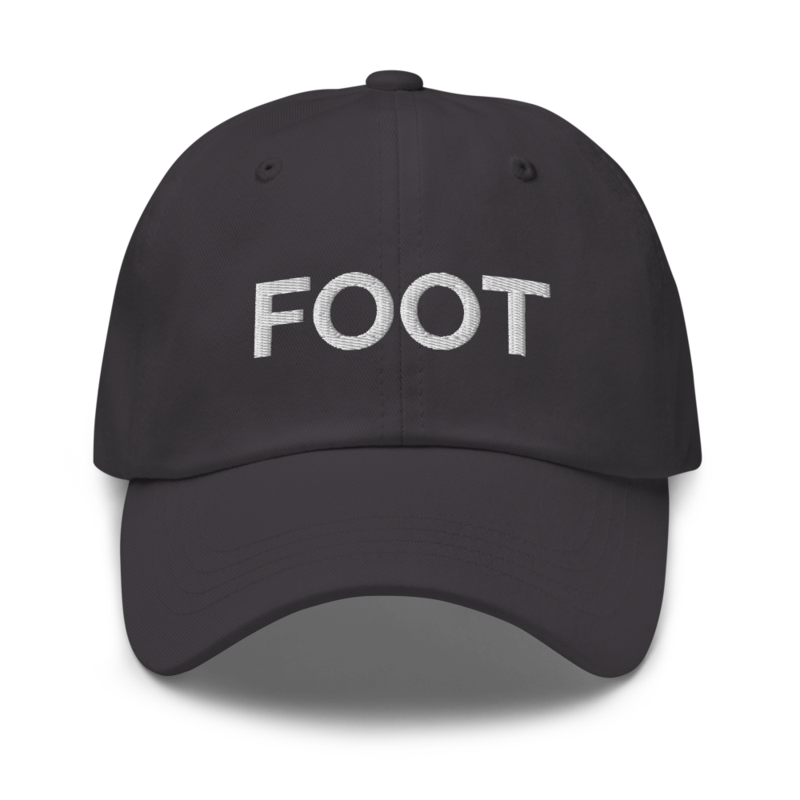 Foot Hat - Dark Grey