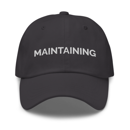 Maintaining Hat - Dark Grey