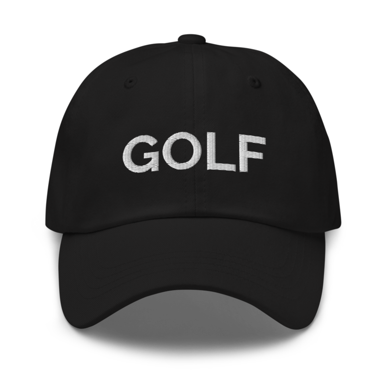 Golf Hat - Black