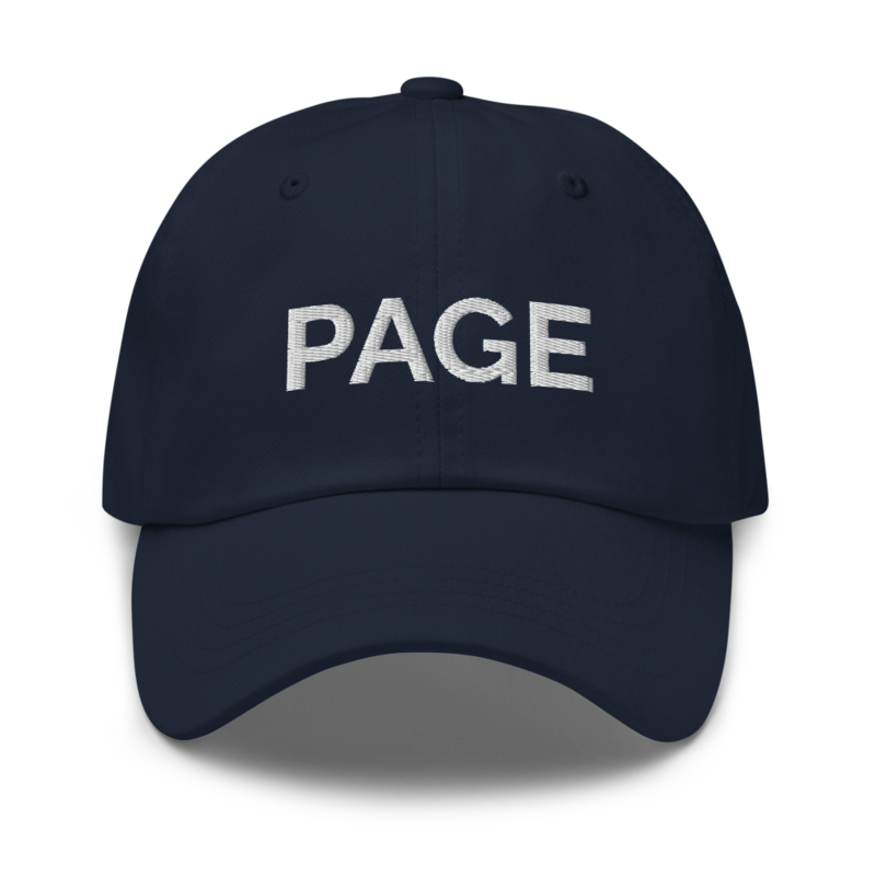 Page Hat - Navy