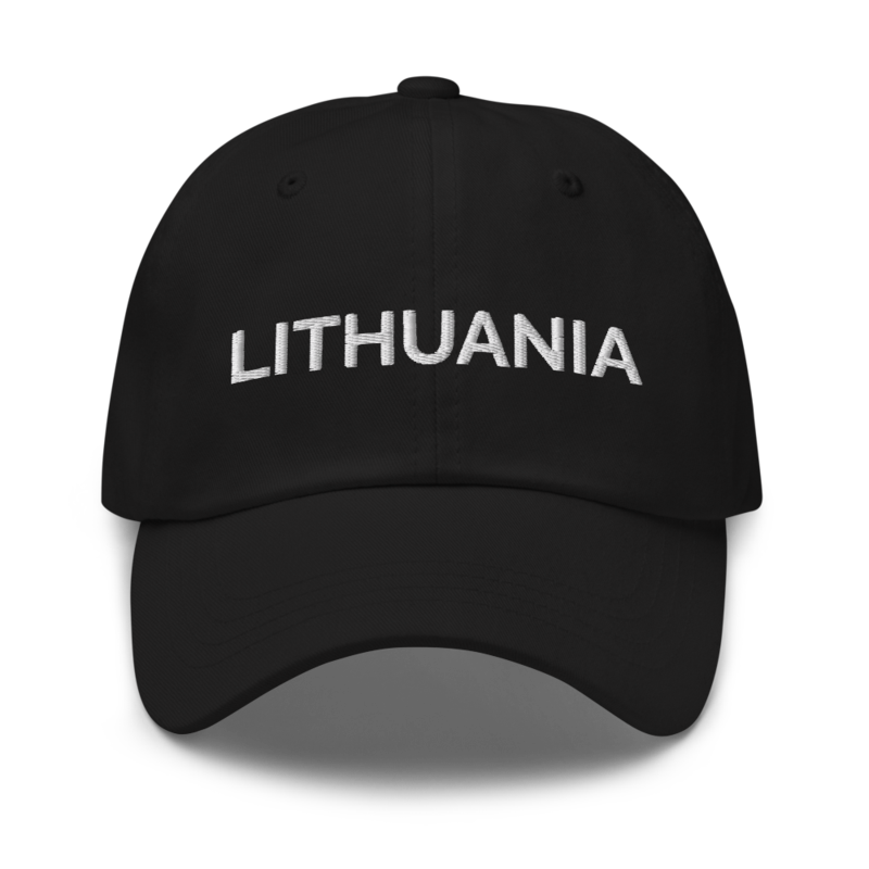 Lithuania Hat - Black