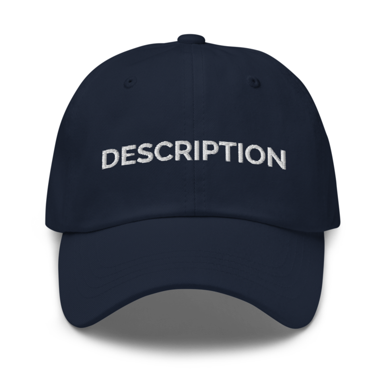 Description Hat - Navy