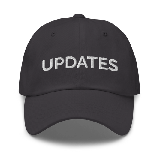 Updates Hat - Dark Grey