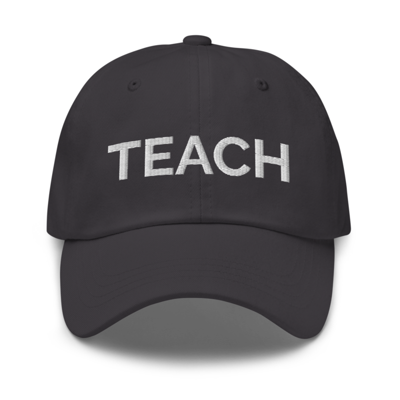 Teach Hat - Dark Grey
