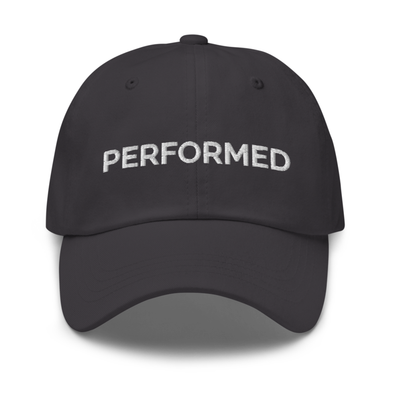Performed Hat - Dark Grey
