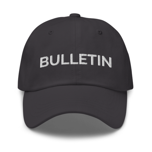 Bulletin Hat - Dark Grey