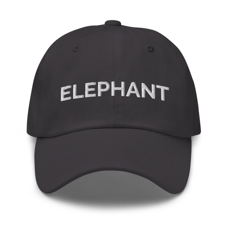 Elephant Hat - Dark Grey