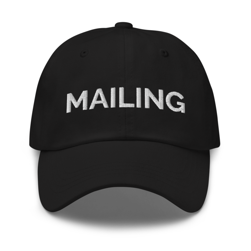 Mailing Hat - Black