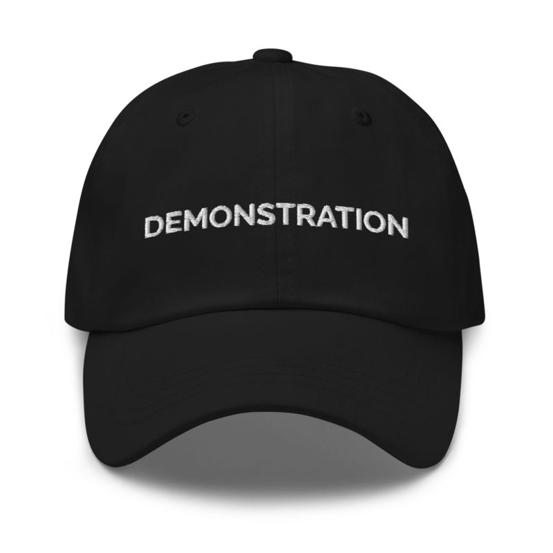 Demonstration Hat - Black