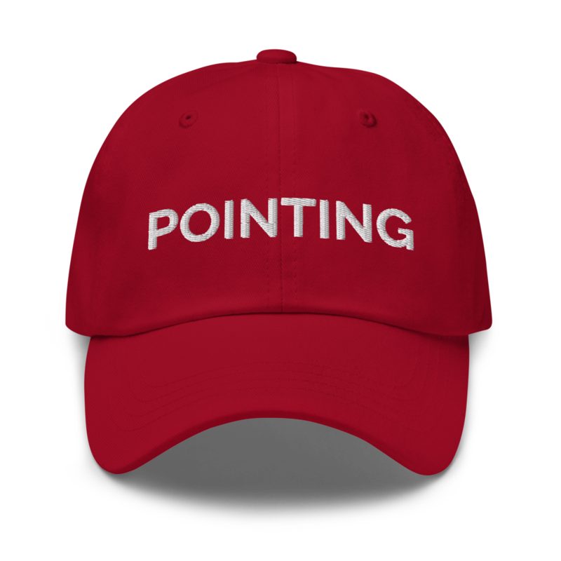 Pointing Hat - Cranberry