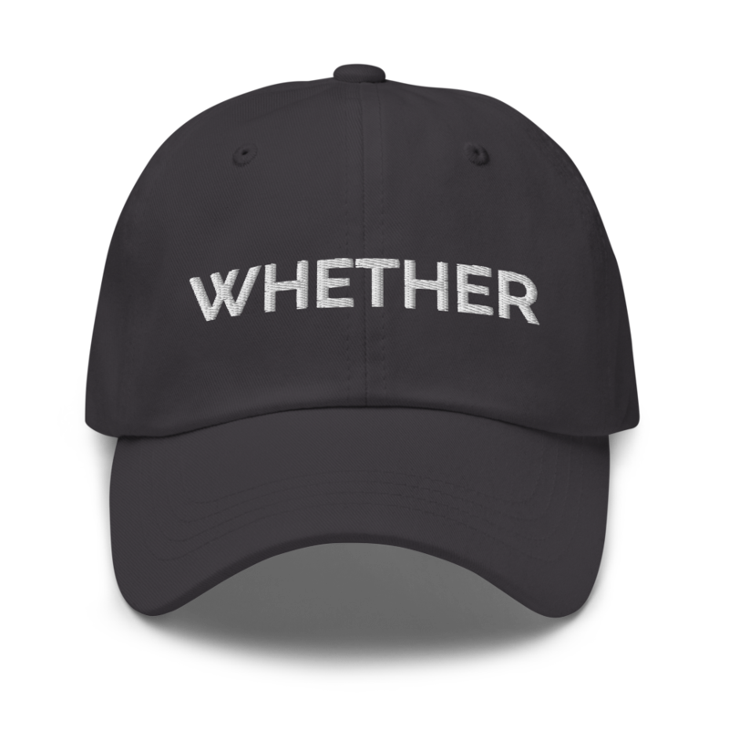 Whether Hat - Dark Grey