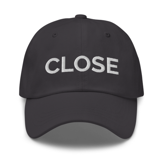 Close Hat - Dark Grey