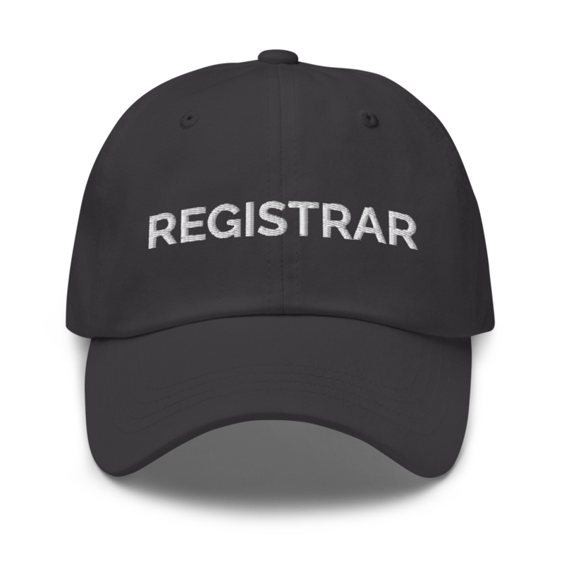 Registrar Hat - Dark Grey