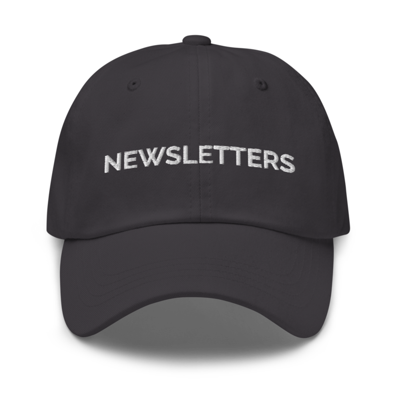 Newsletters Hat - Dark Grey
