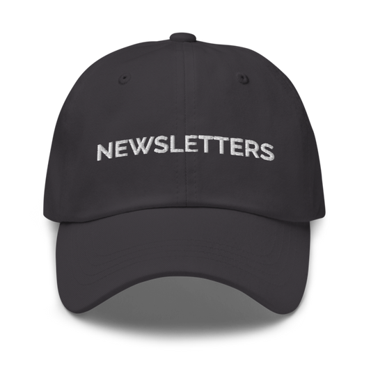 Newsletters Hat - Dark Grey