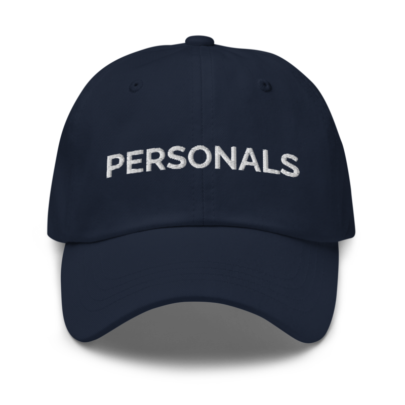 Personals Hat - Navy