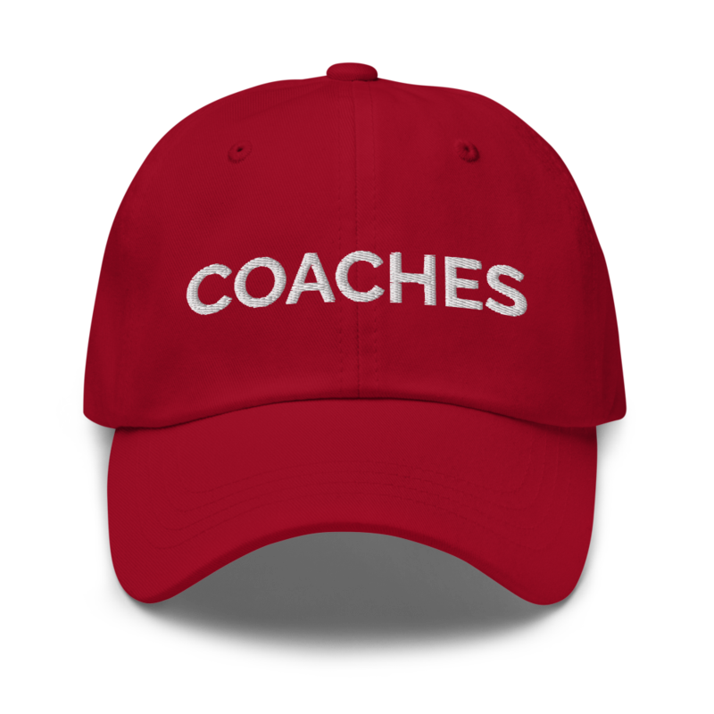 Coaches Hat - Cranberry