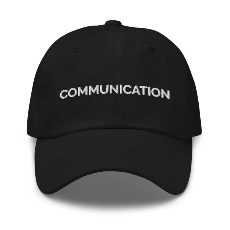 Communication Hat - Black