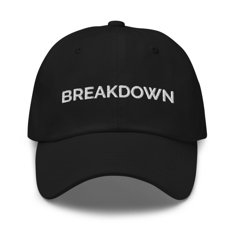 Breakdown Hat - Black