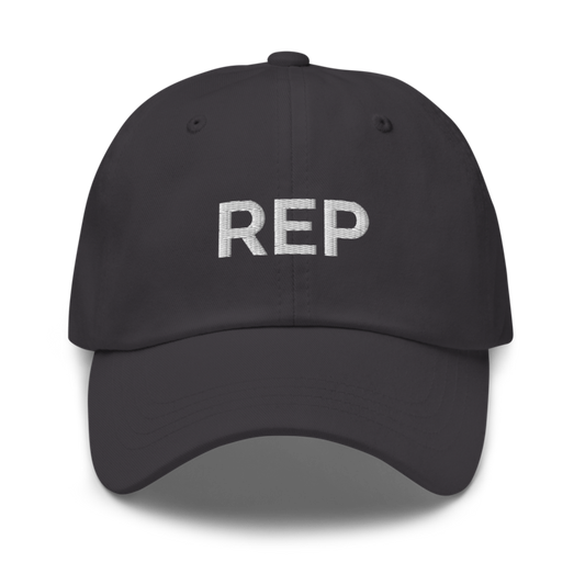 Rep Hat - Dark Grey