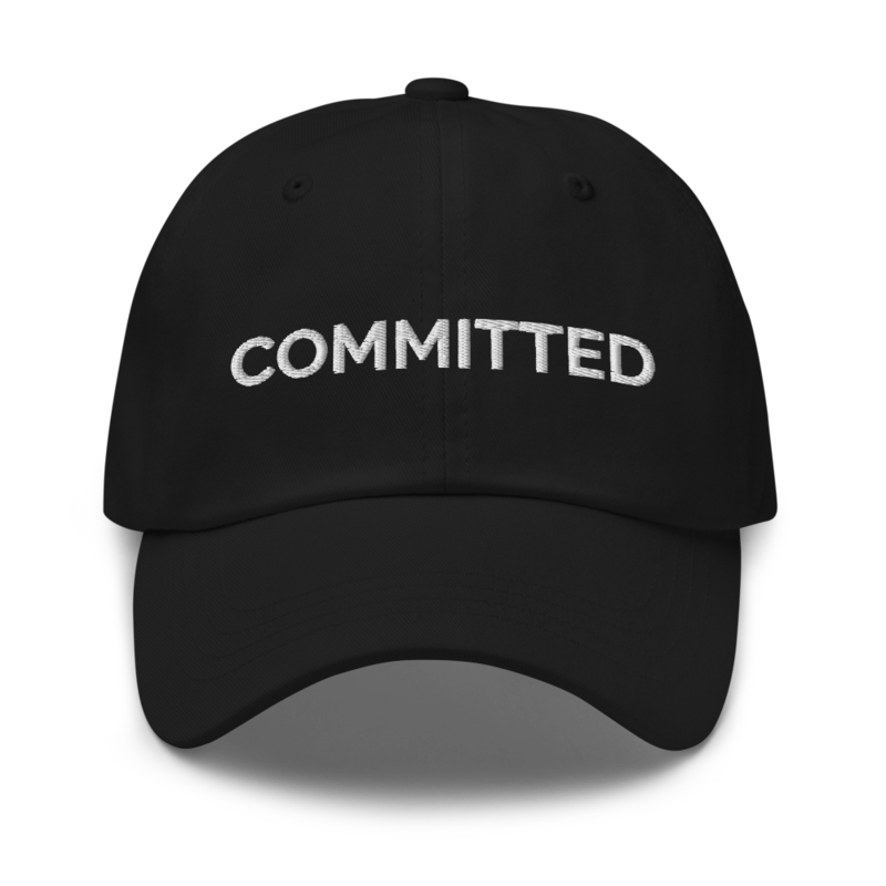 Committed Hat - Black