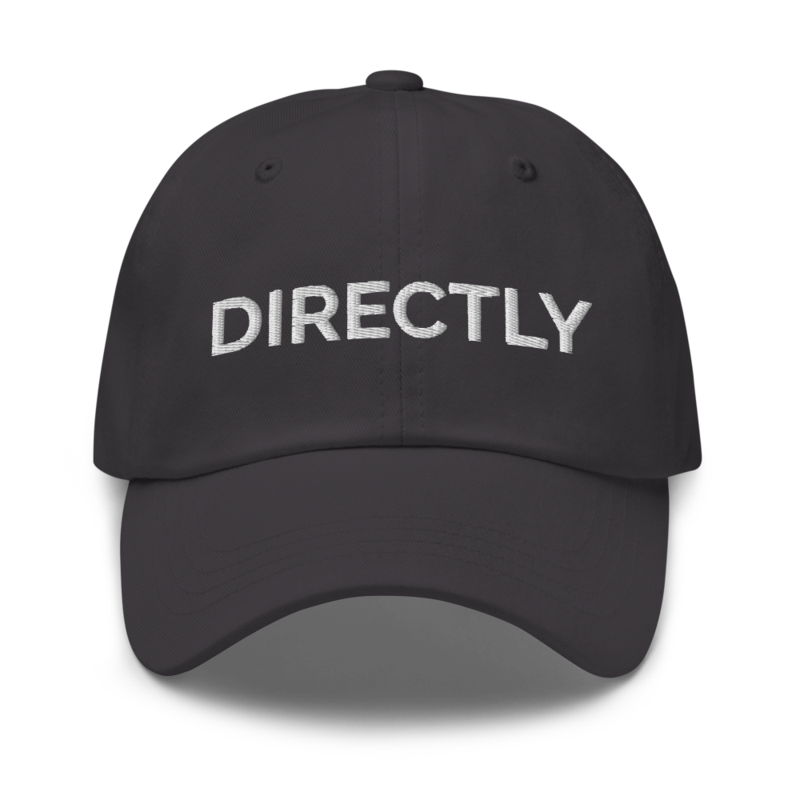 Directly Hat - Dark Grey