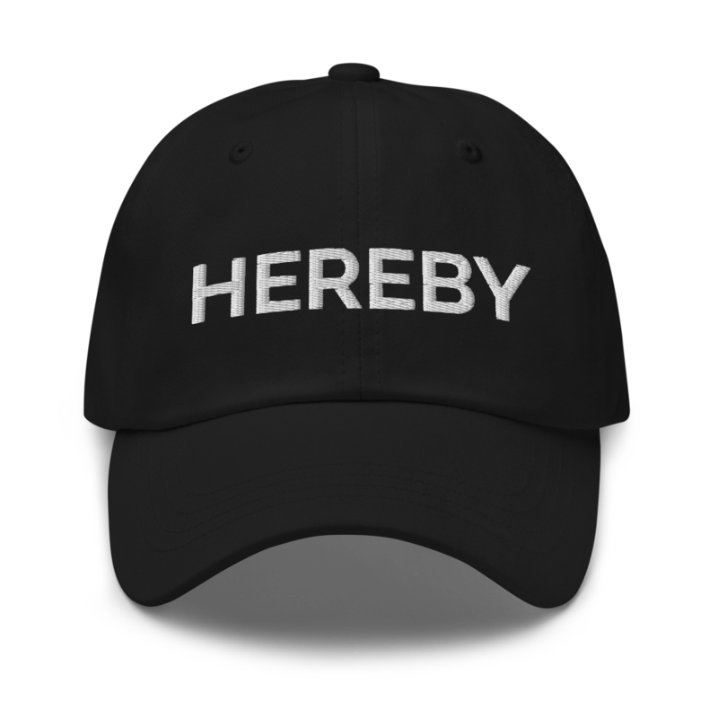 Hereby Hat - Black