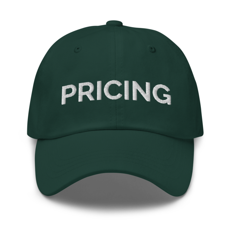 Pricing Hat - Spruce