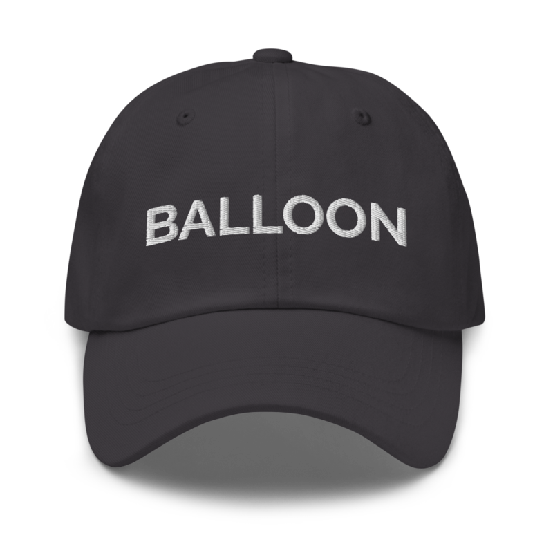 Balloon Hat - Dark Grey