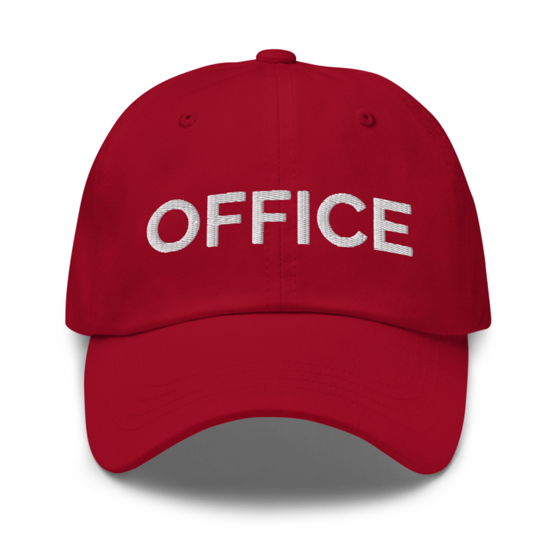 Office Hat - Cranberry