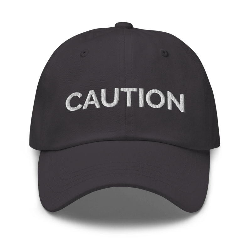 Caution Hat - Dark Grey