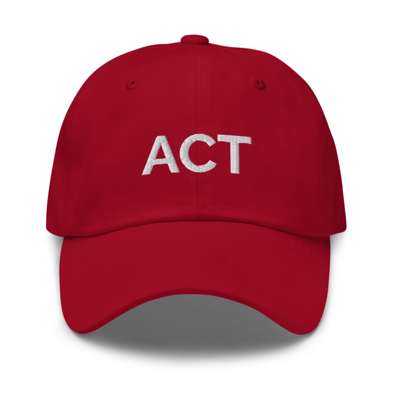 Act Hat - Cranberry