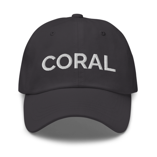 Coral Hat - Dark Grey