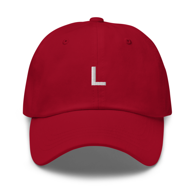 L Hat - Cranberry