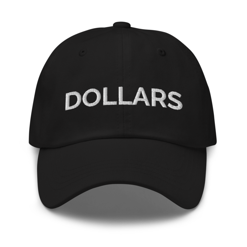 Dollars Hat - Black