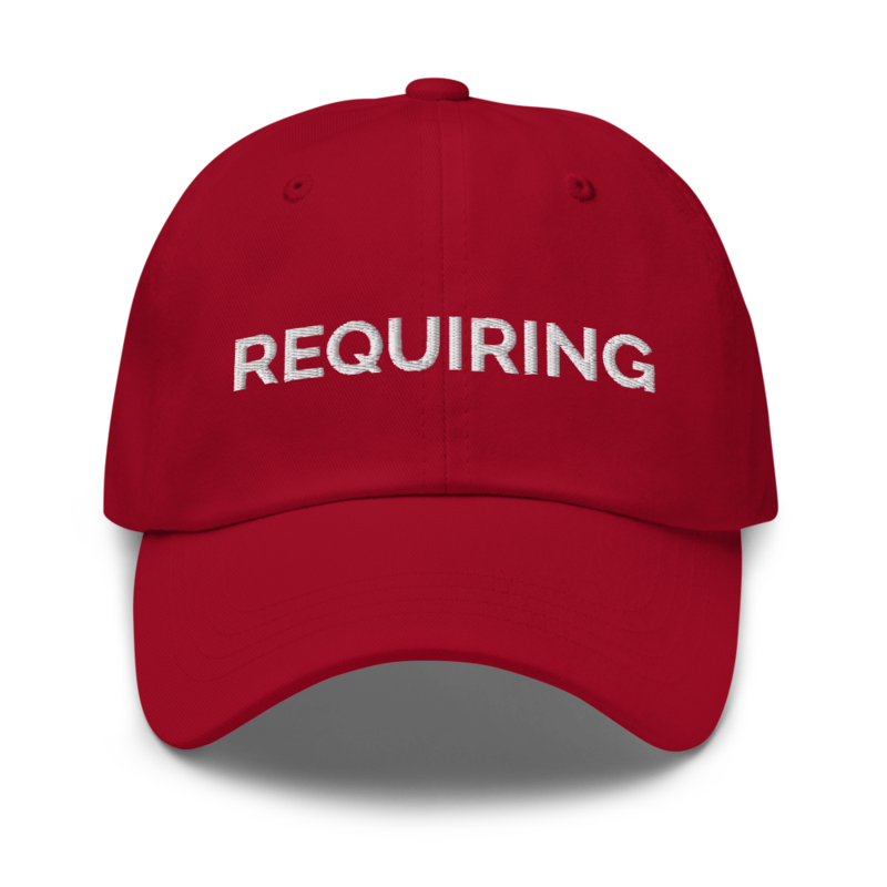 Requiring Hat - Cranberry