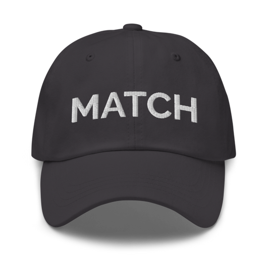 Match Hat - Dark Grey