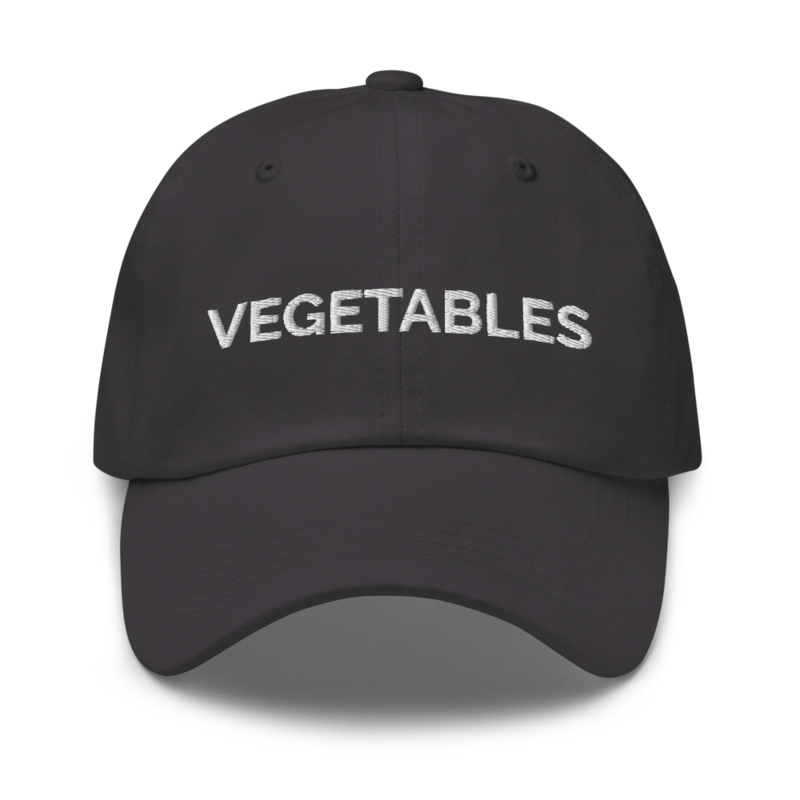 Vegetables Hat - Dark Grey