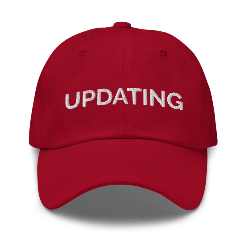 Updating Hat - Cranberry
