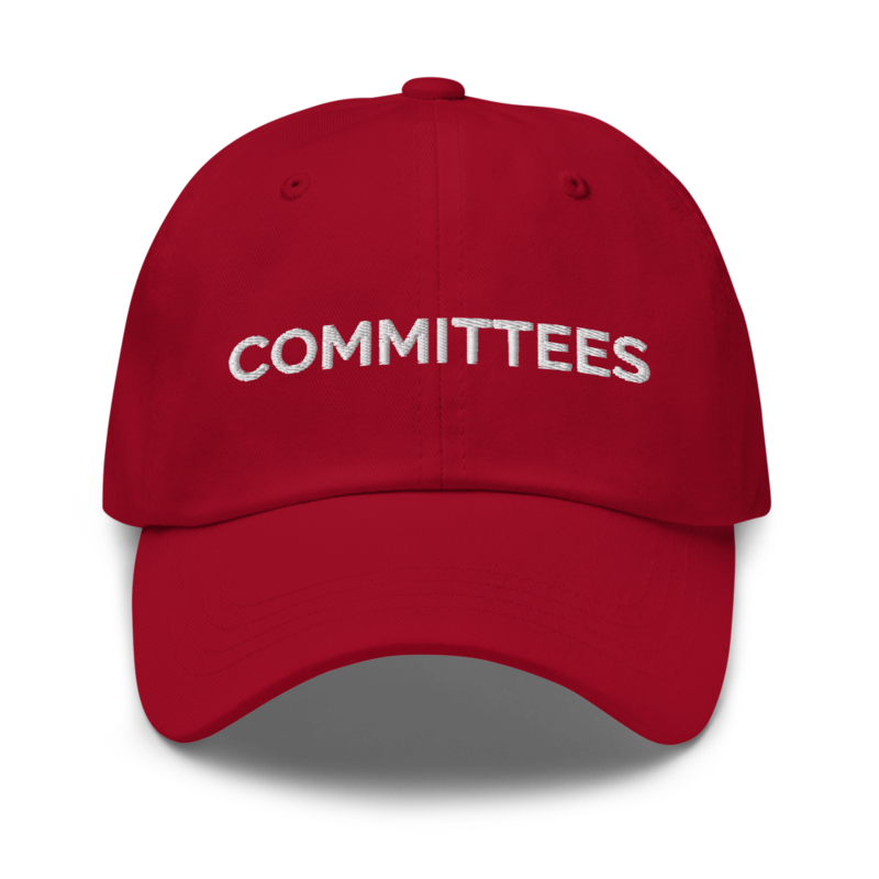 Committees Hat - Cranberry