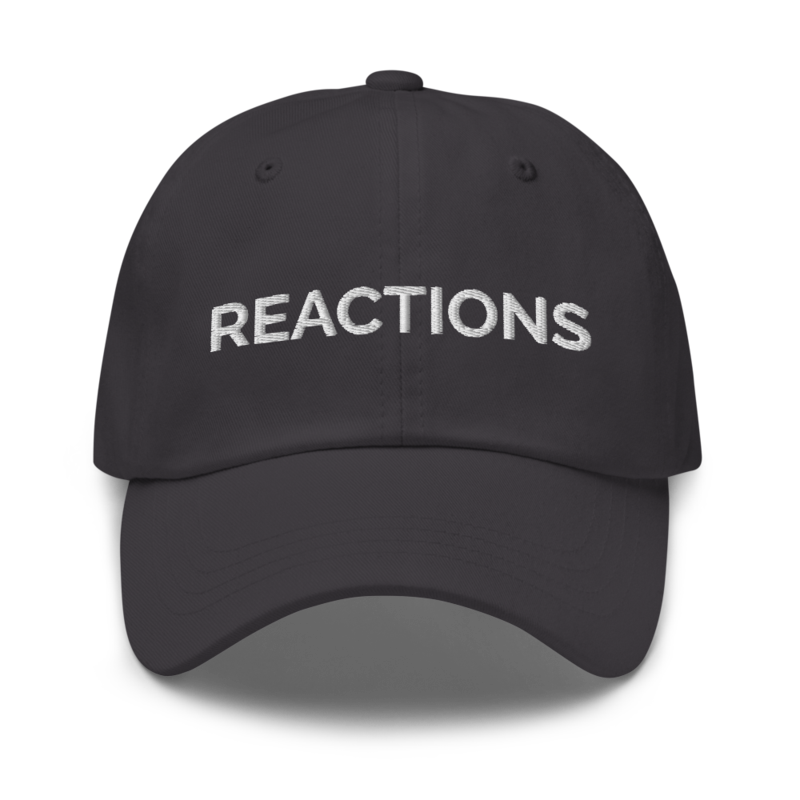 Reactions Hat - Dark Grey