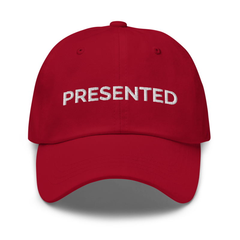 Presented Hat - Cranberry