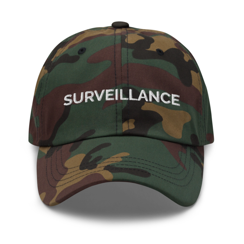 Surveillance Hat - Green Camo